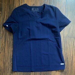 Women’s Navy Blue Scrub Top
